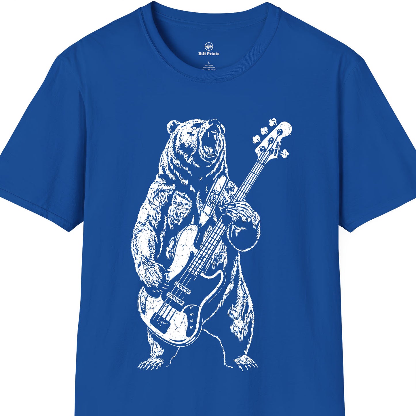 Bass Playing Bear