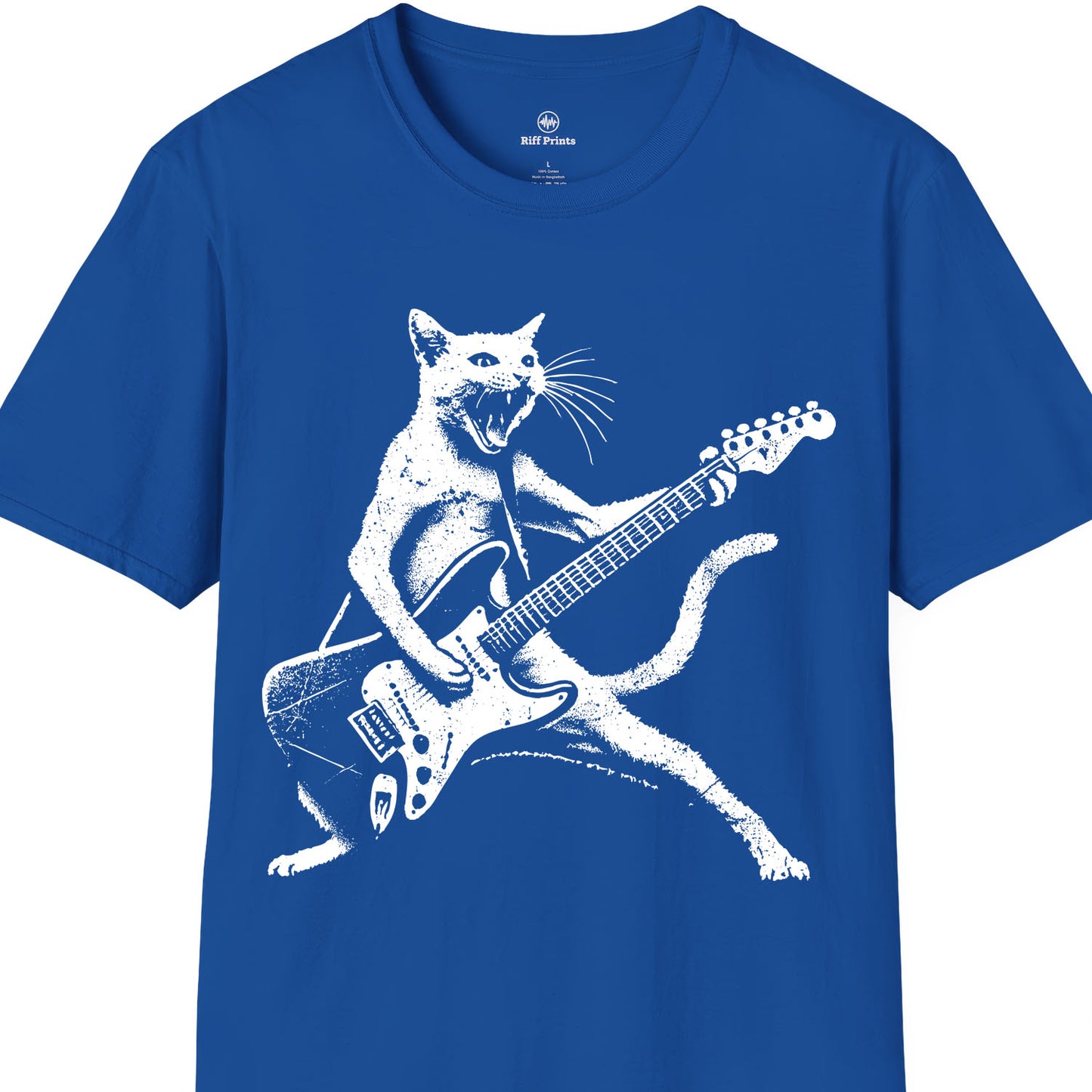 Punk Cat on Electric Guitar