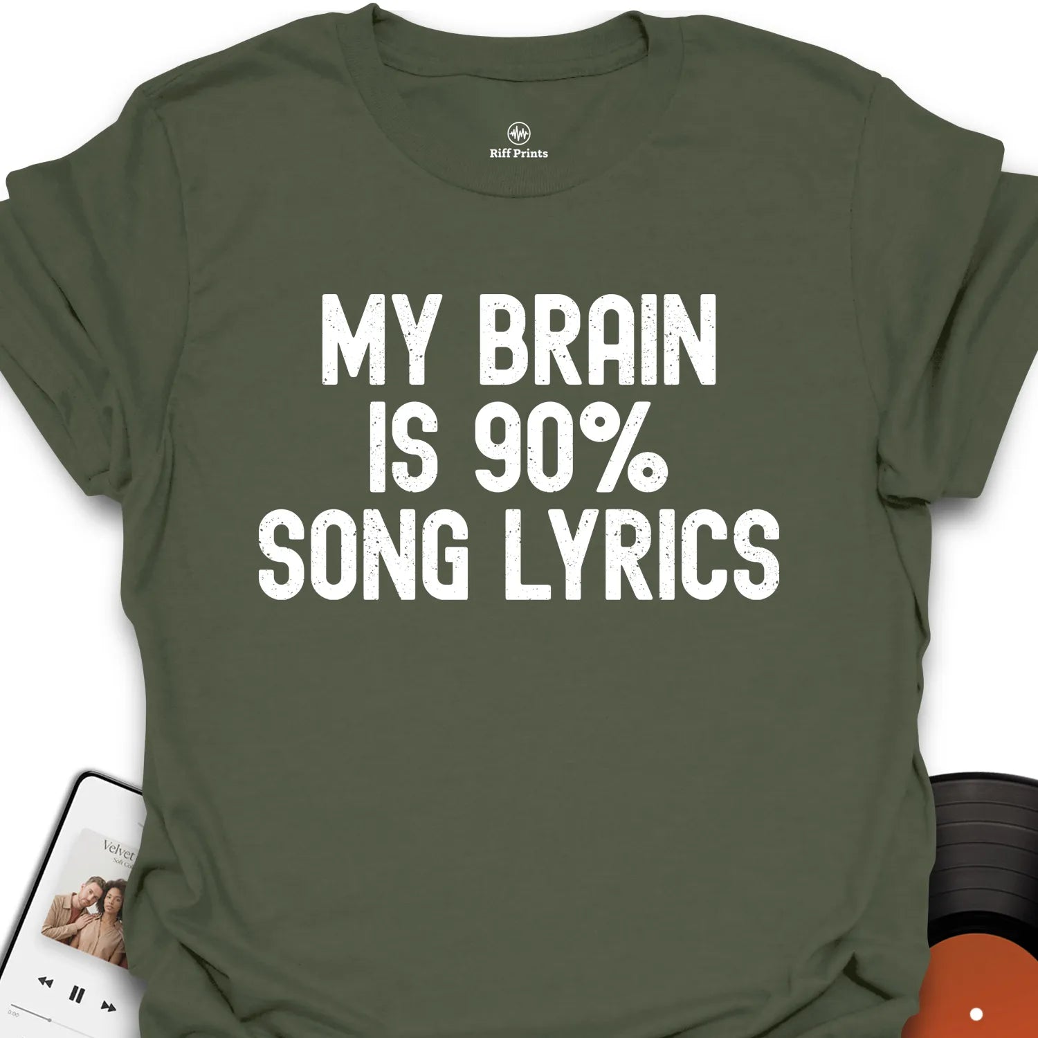 90 % Song Lyrics T-Shirt