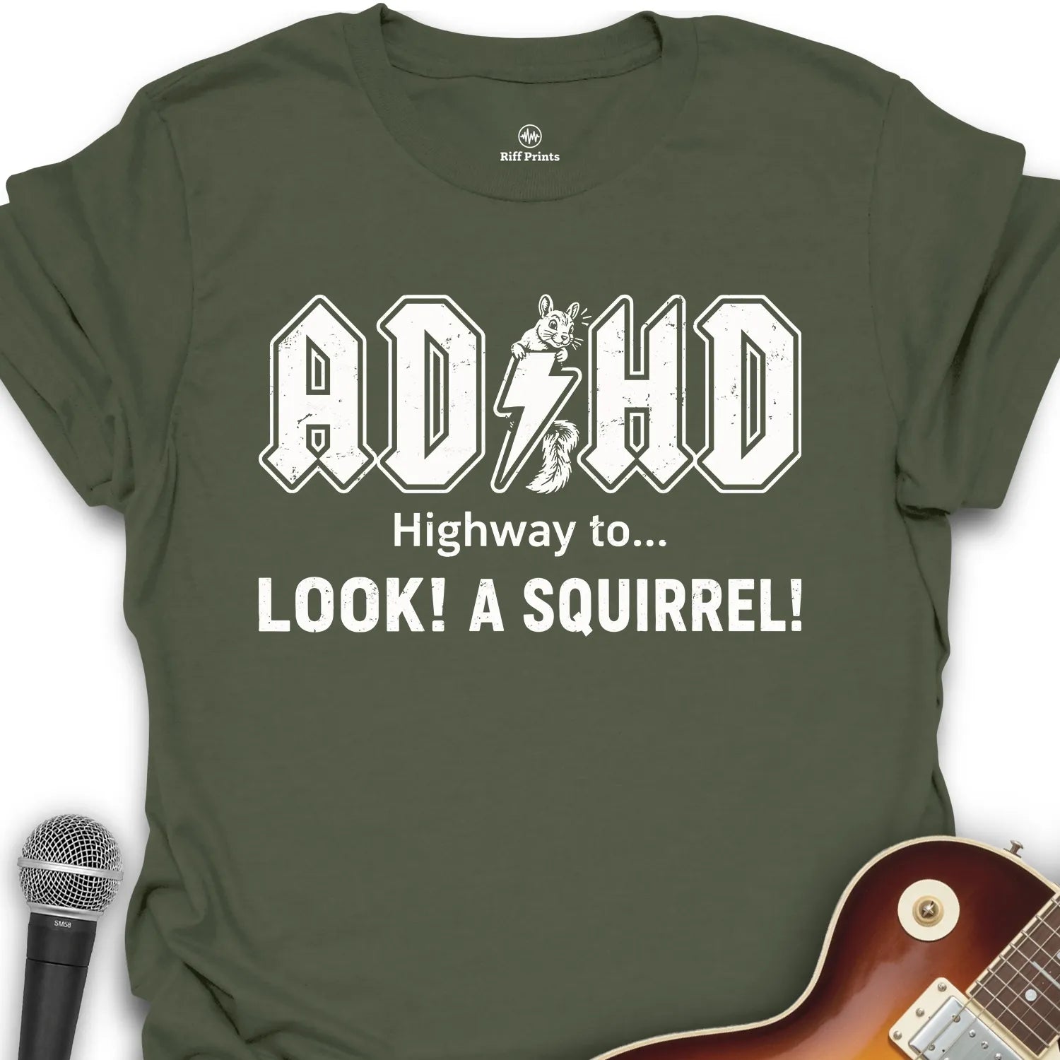 ADHD Highway Music T-Shirt