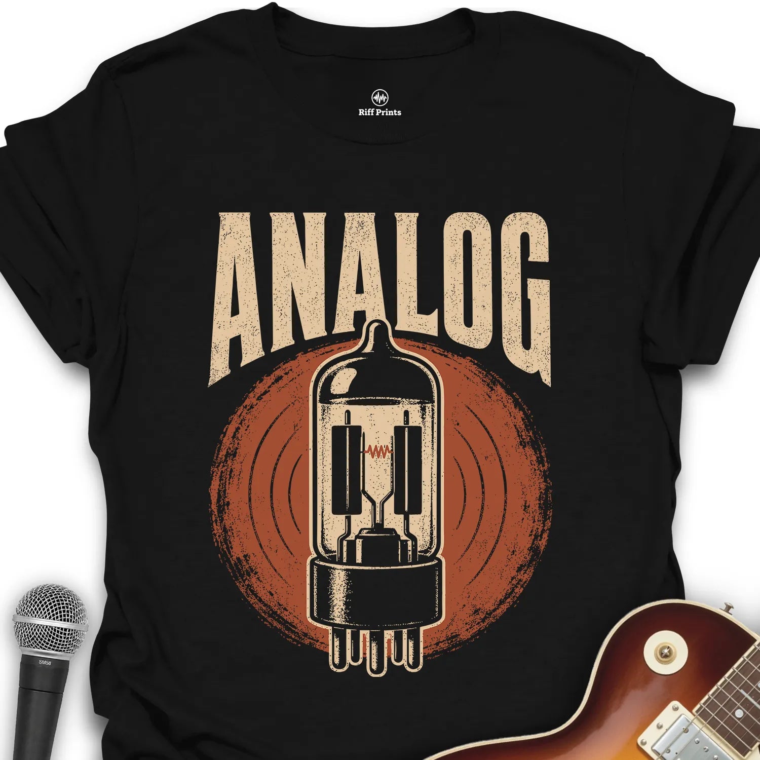 Analog Vacuum Tube Music T-Shirt