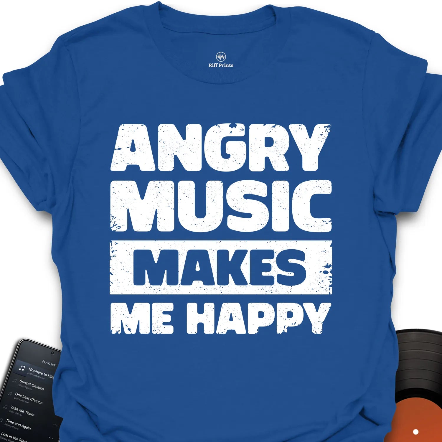 Angry Music Makes Me Happy T-Shirt