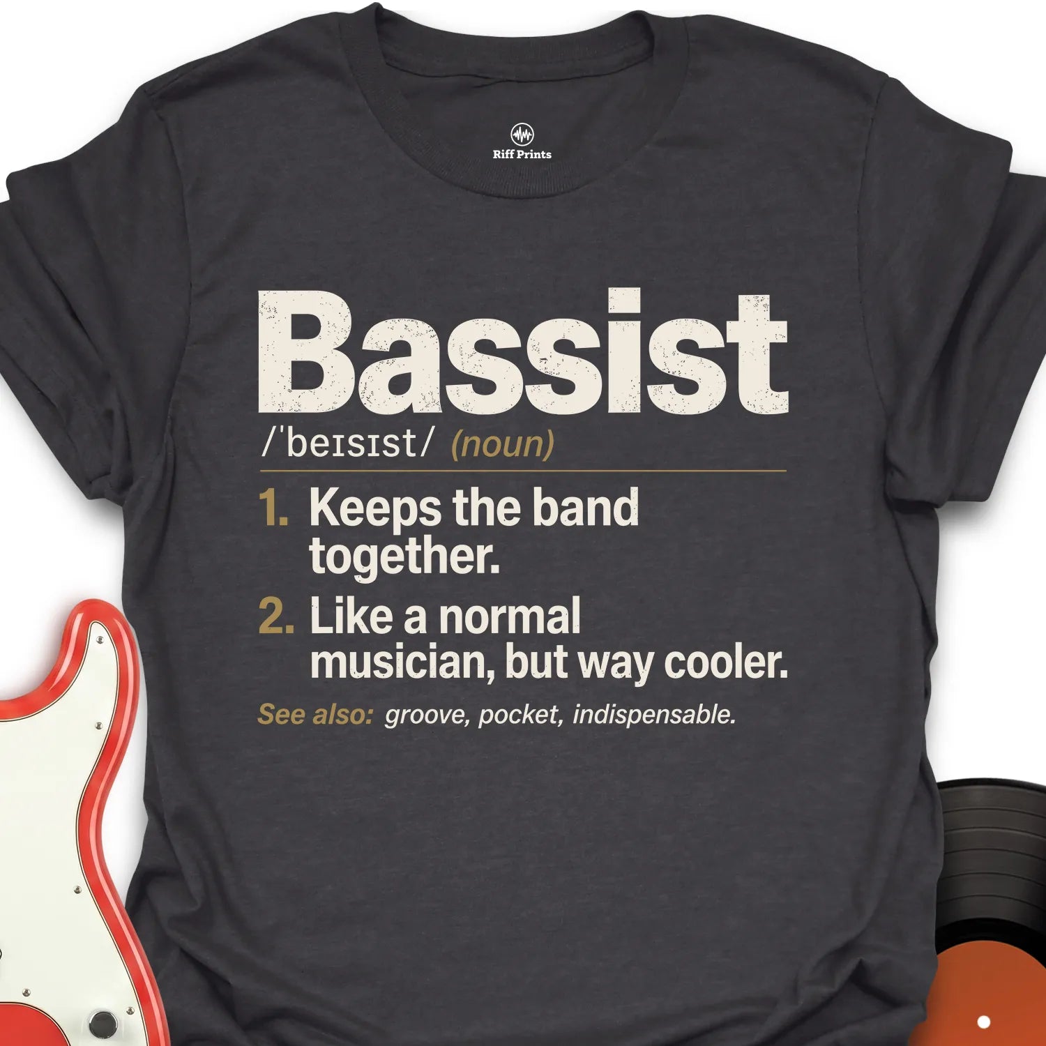 Bassist Definition Music T-Shirt