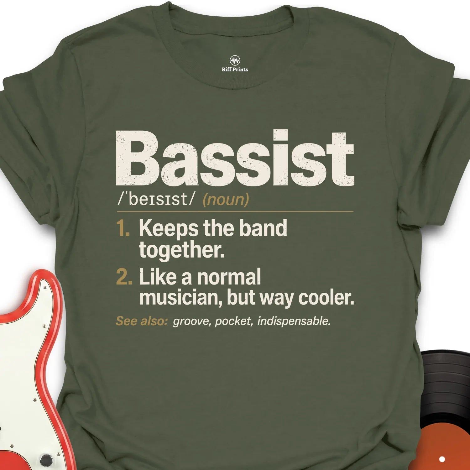 Bassist Definition Music T-Shirt