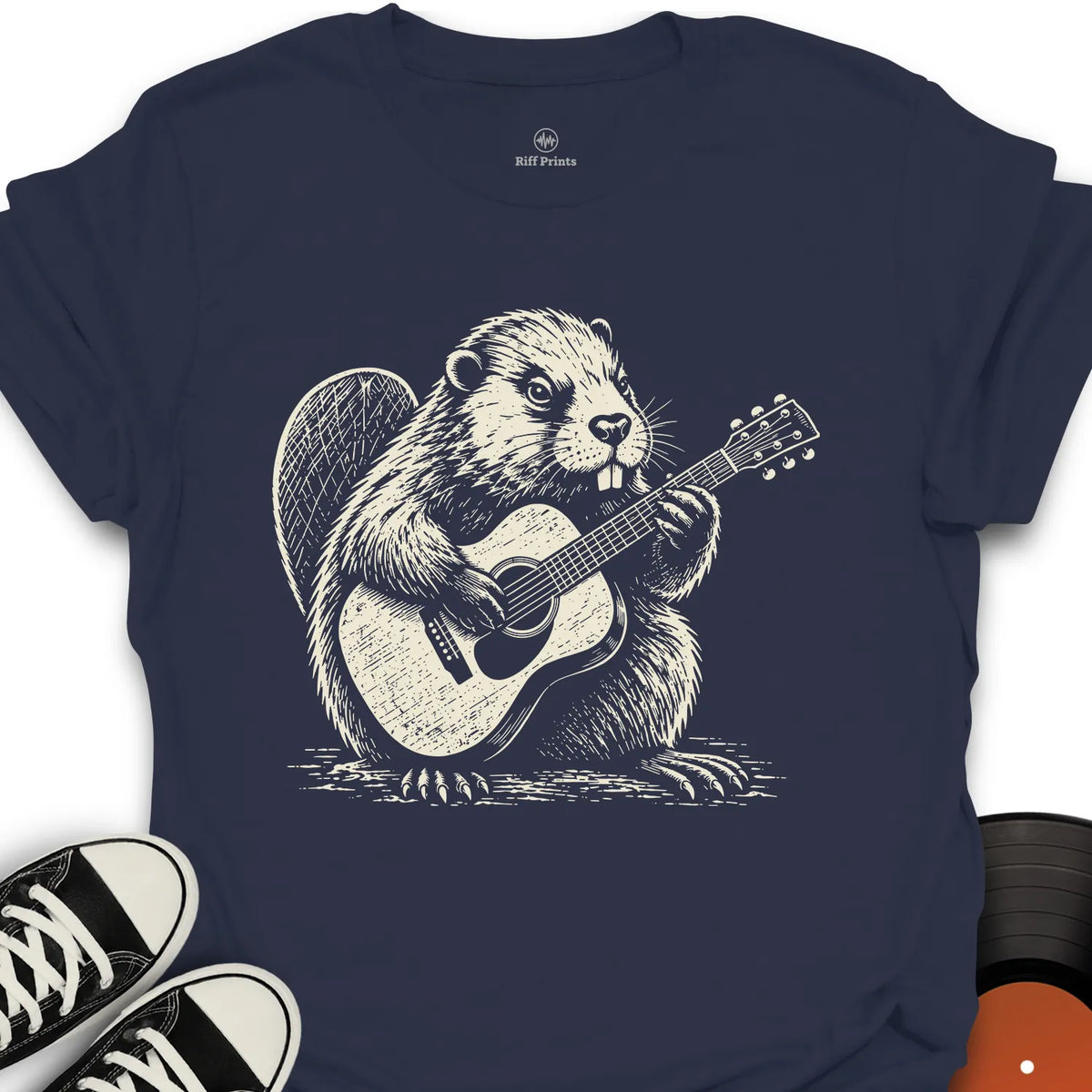 Beaver Guitar T-Shirt