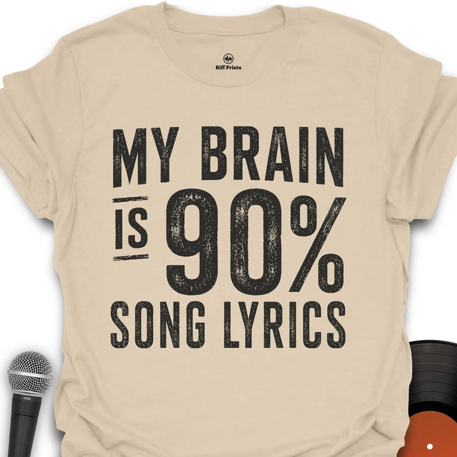 90 % Song Lyrics - Music T-Shirt