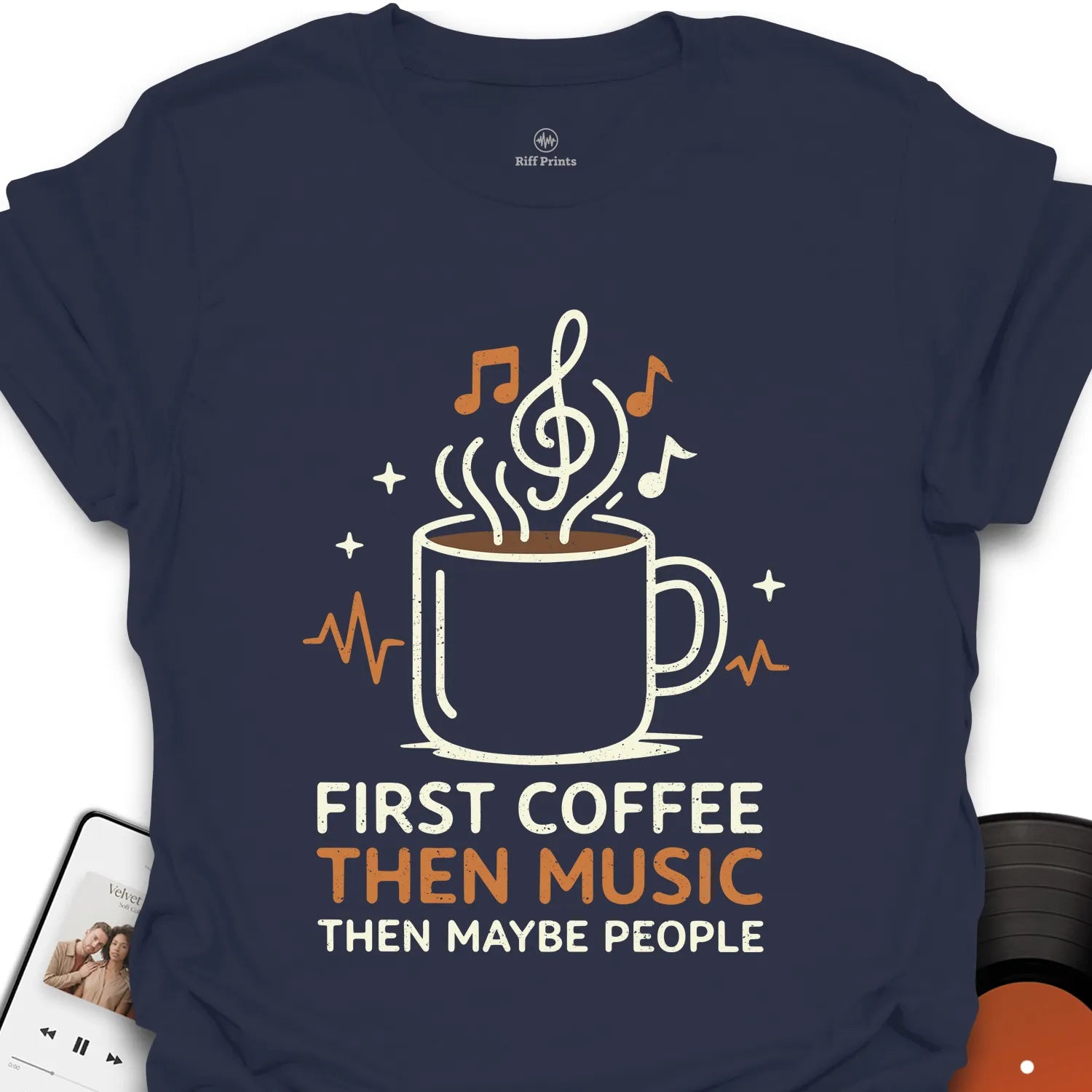 Coffee, Music & People T-Shirt