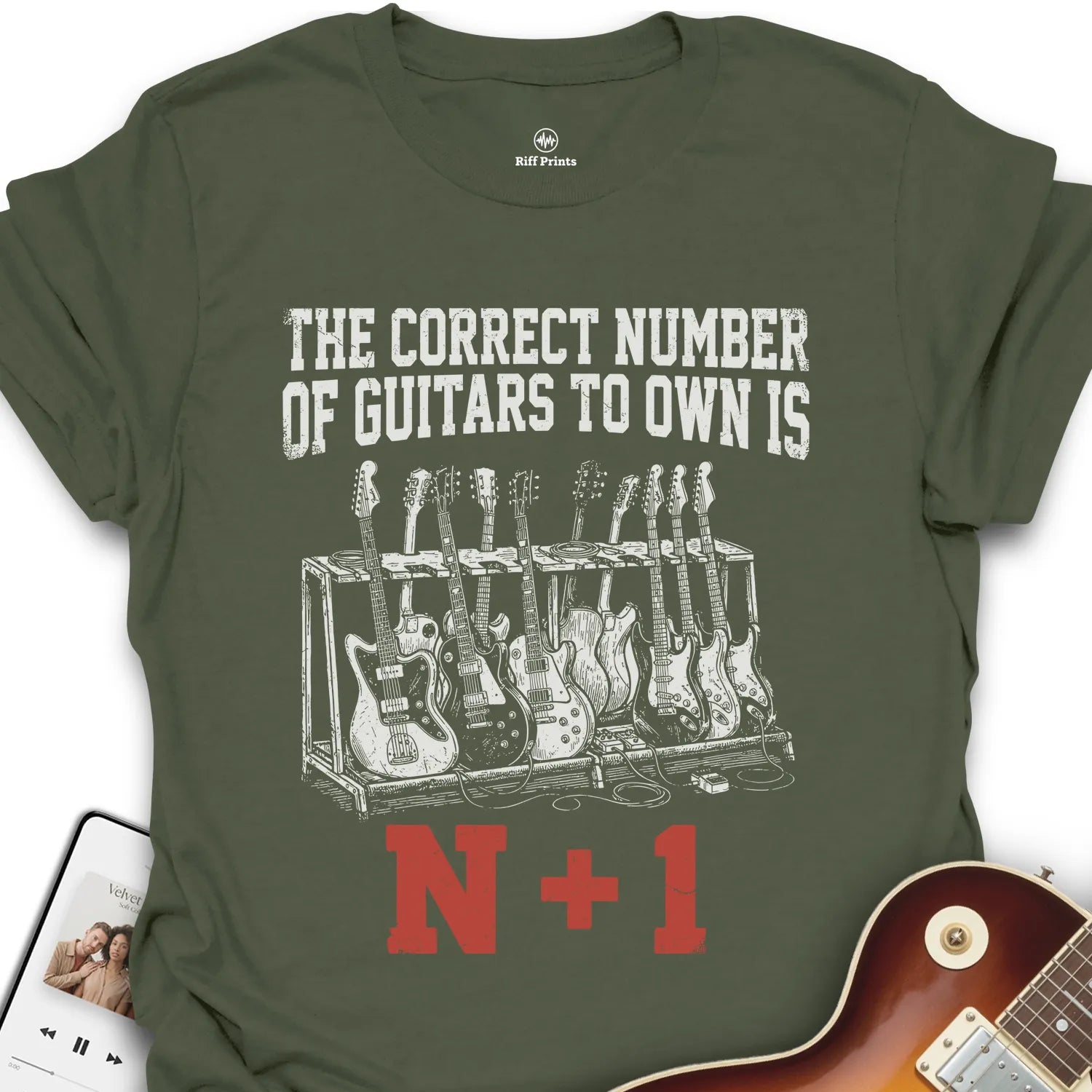 Correct Number of Guitars T-Shirt