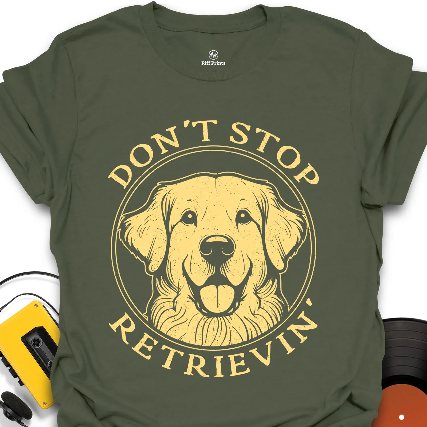 Dont Stop Retrieving Music T-Shirt