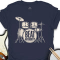 Drums Beat Authority Music T-Shirt