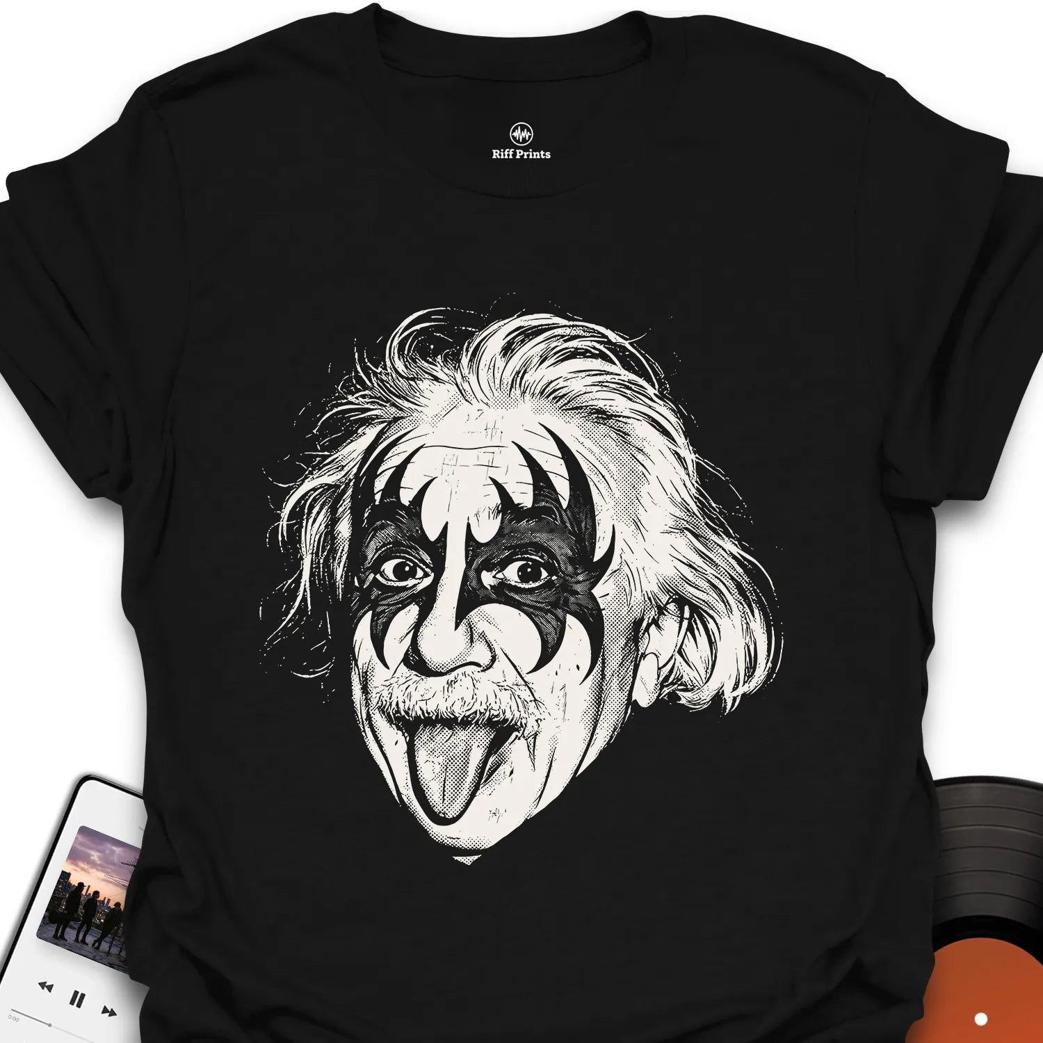 Einstein The Rocker Music T-Shirt