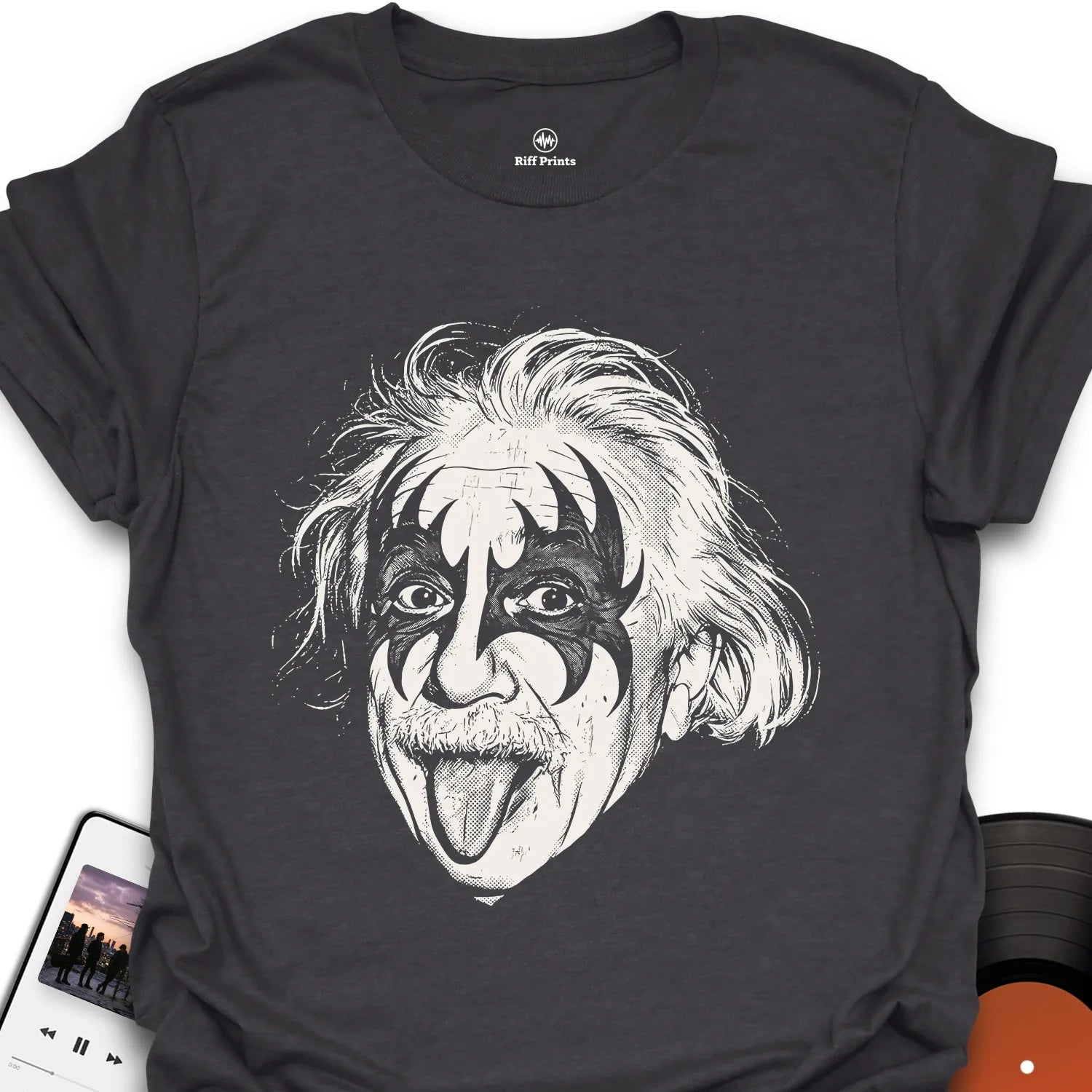 Einstein The Rocker Music T-Shirt