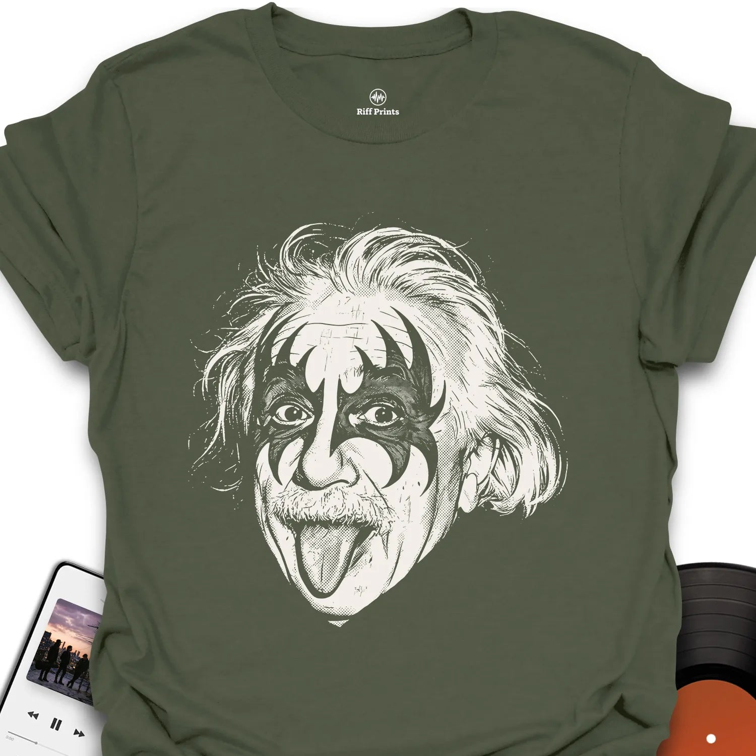 Einstein The Rocker Music T-Shirt