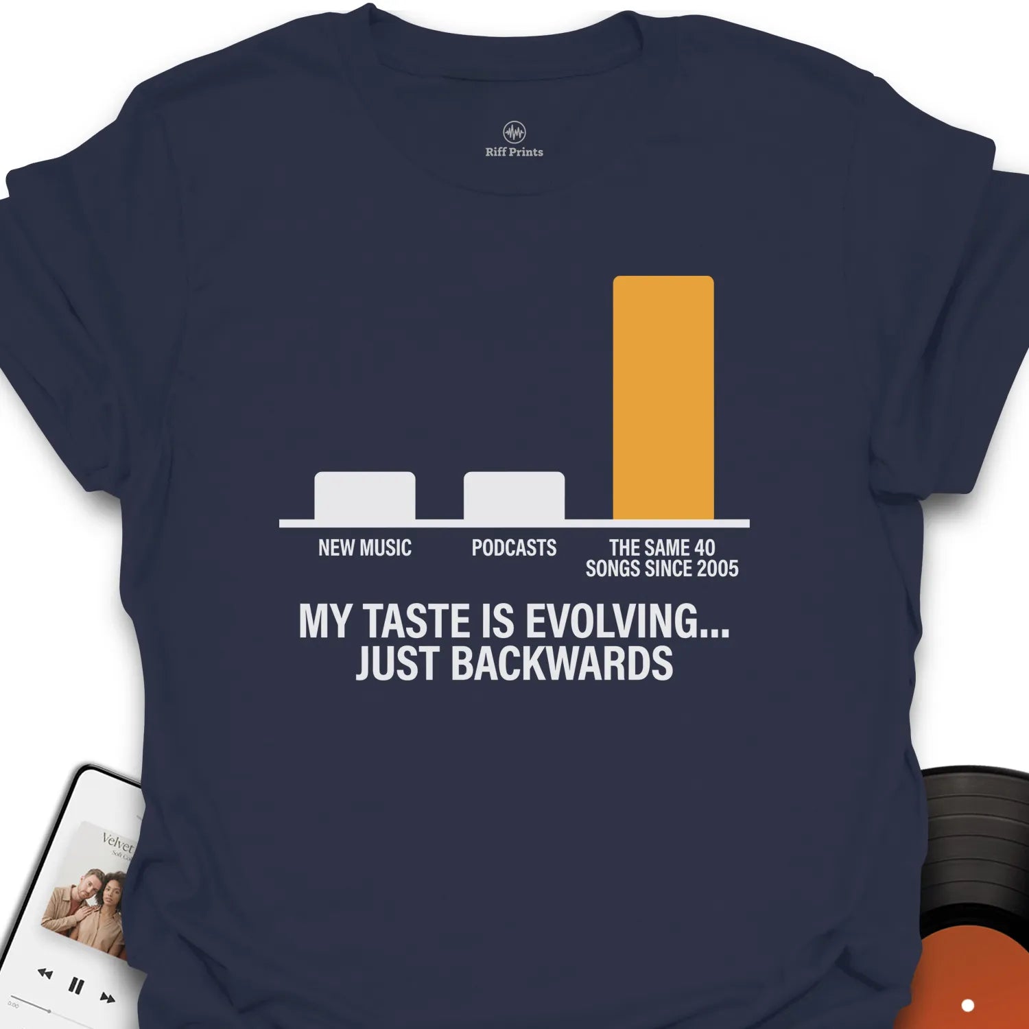 Evolving Music Taste T-Shirt