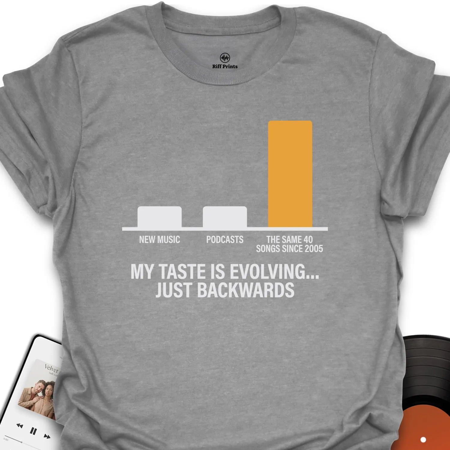 Evolving Music Taste T-Shirt