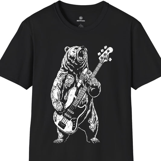 Bass Playing Bear