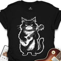 Grumpy Ukulele Cat T-Shirt