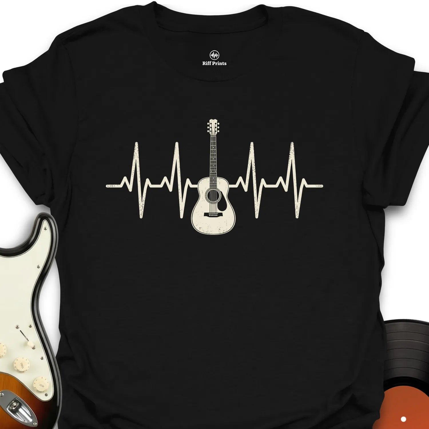 Guitar and Heartbeats T-Shirt