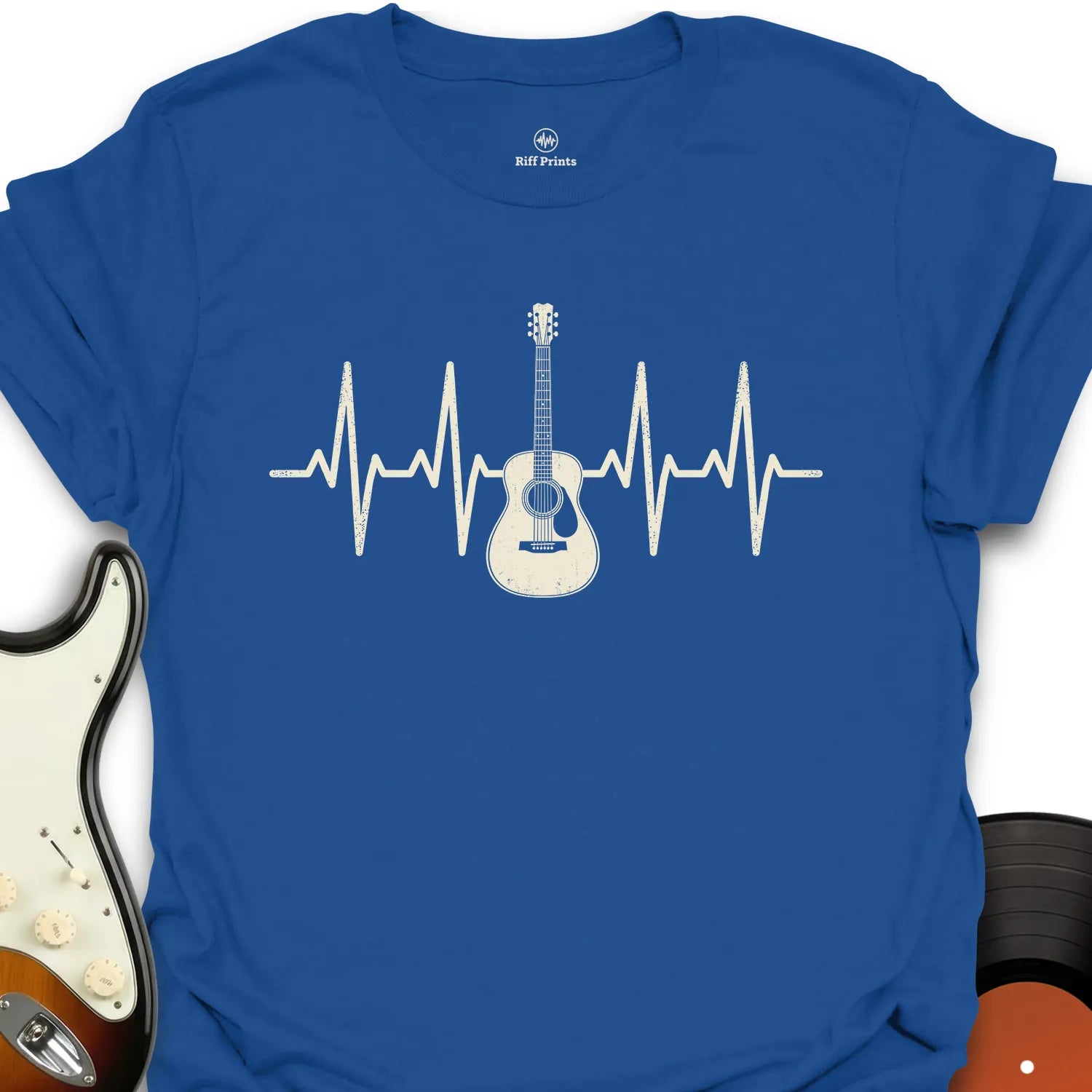 Guitar and Heartbeats T-Shirt