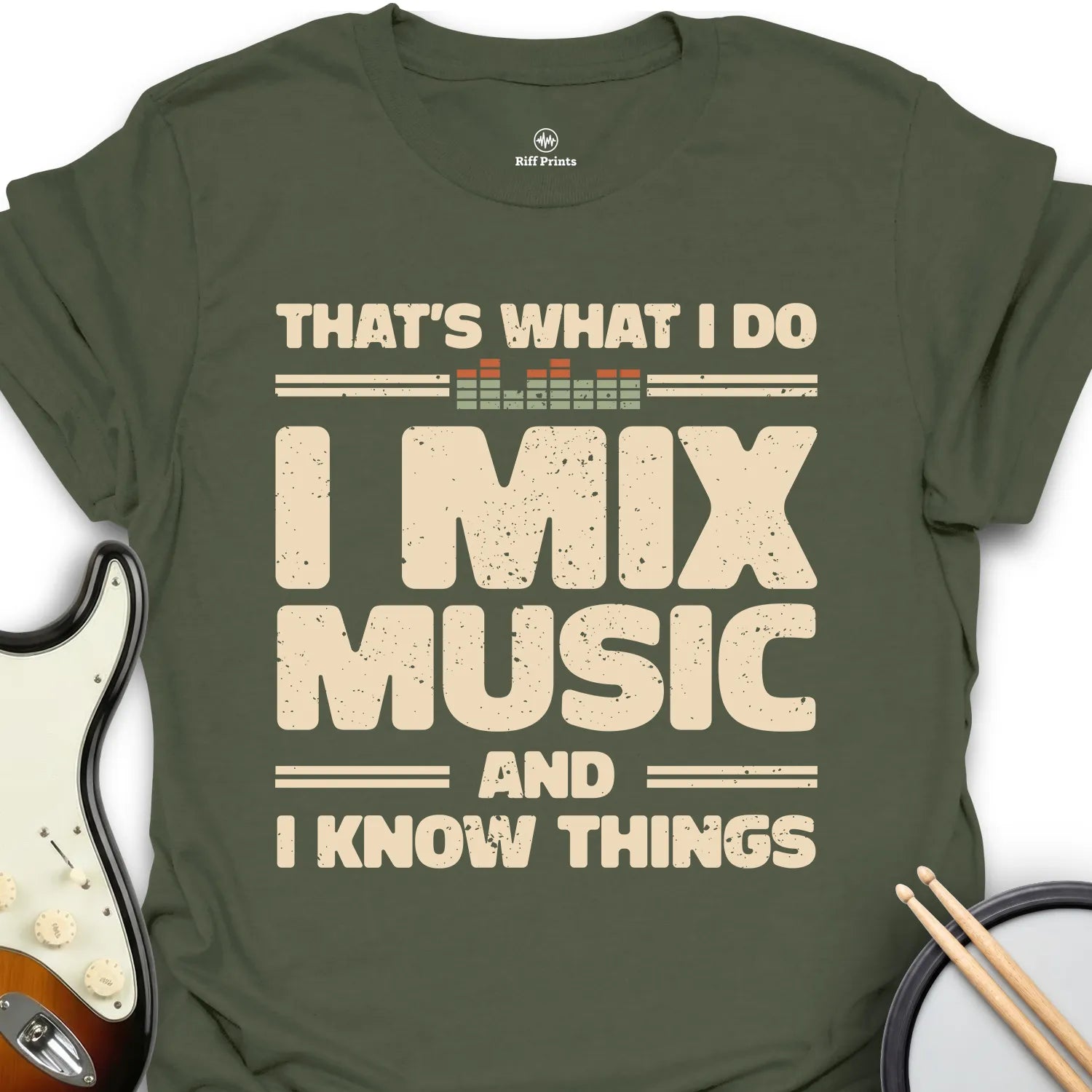 I Mix Music And Know Things T-Shirt