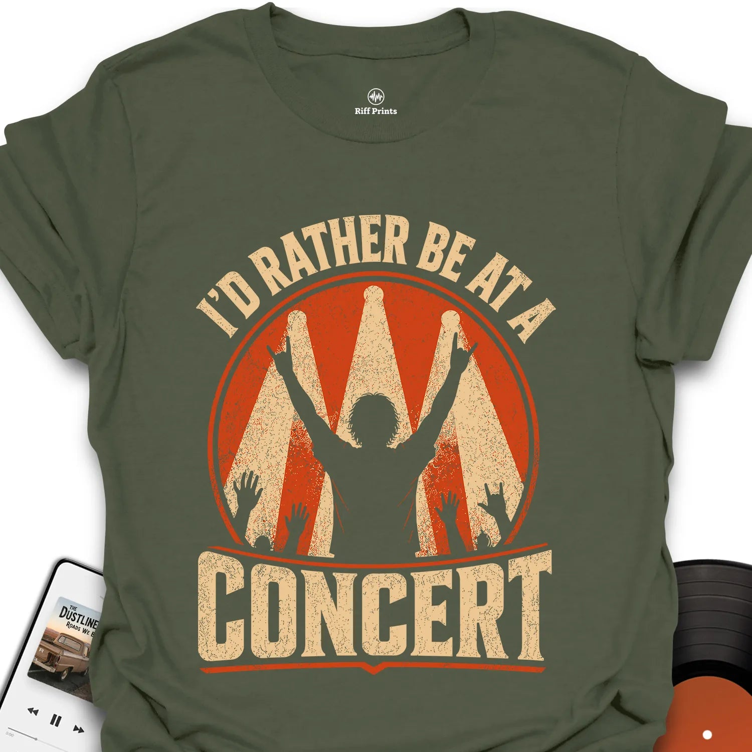 I'd Rather Be At A Concert T-Shirt