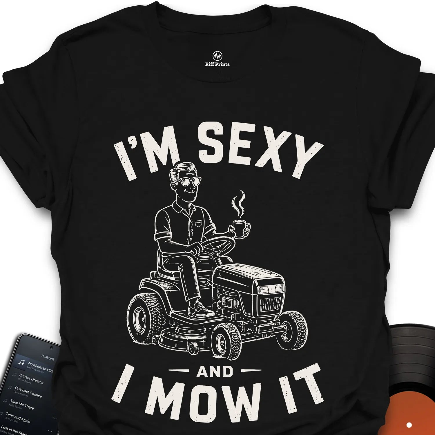 I'm Sexy and I Mow It Music T-Shirt