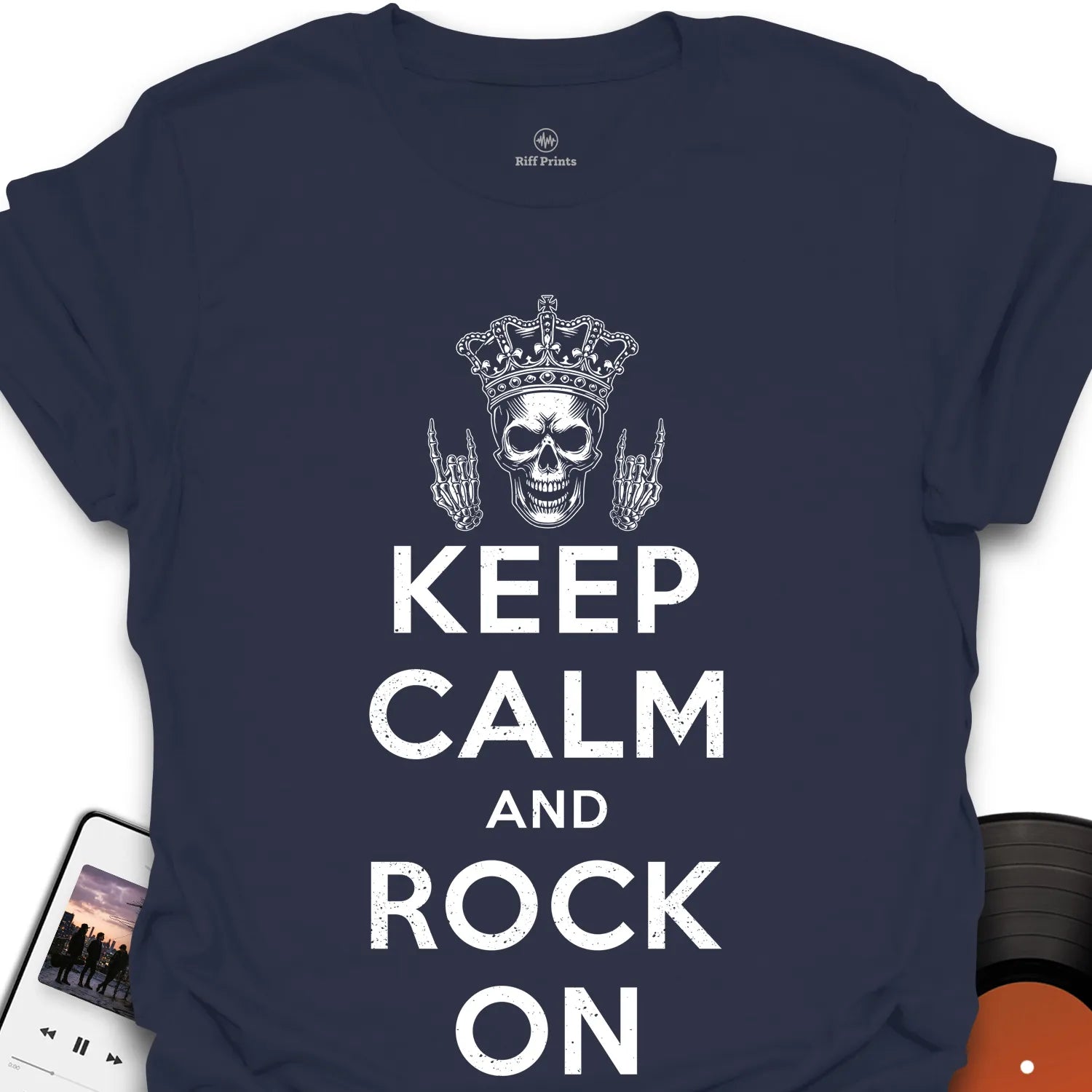 Keep Calm And Rock On Music T-Shirt