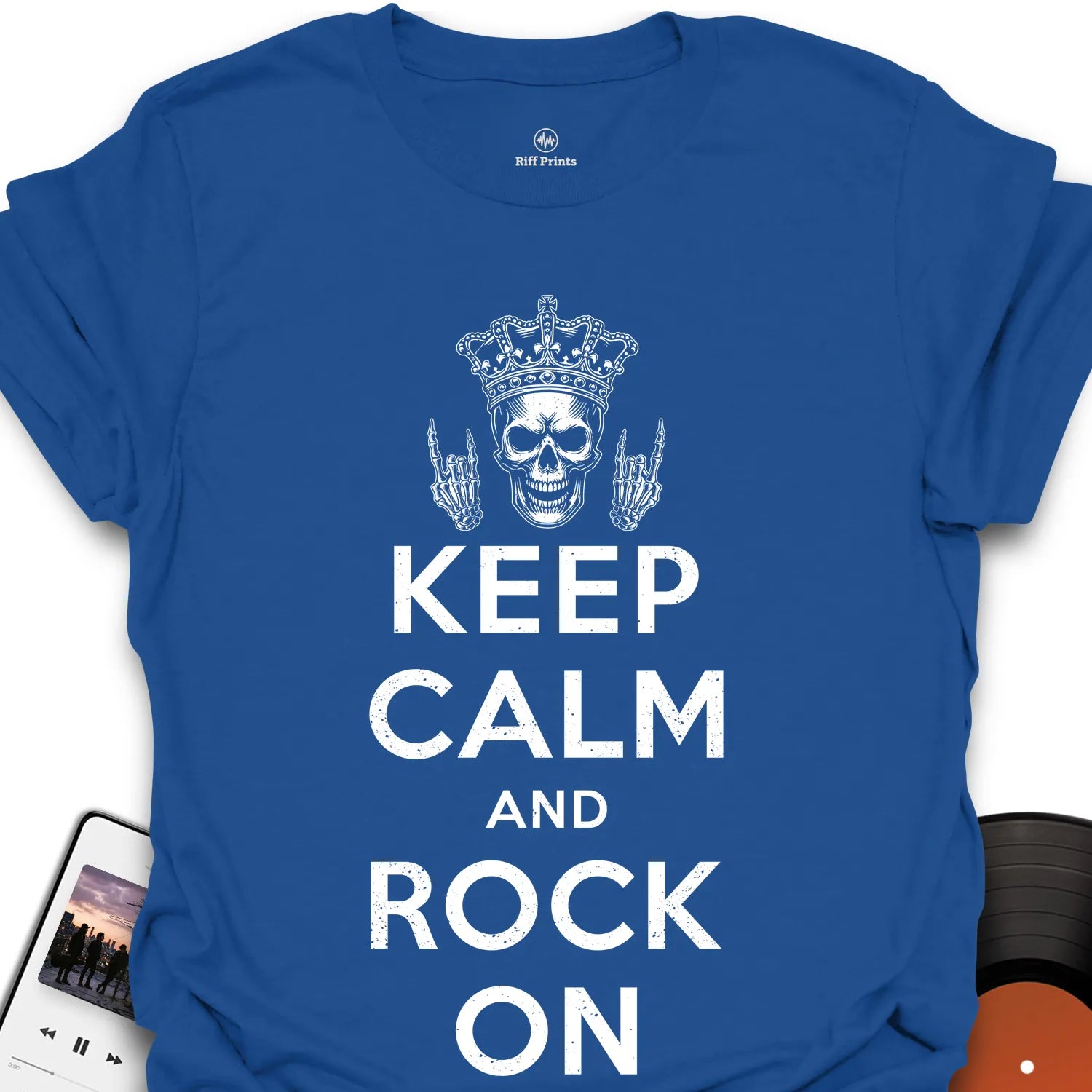 Keep Calm And Rock On Music T-Shirt