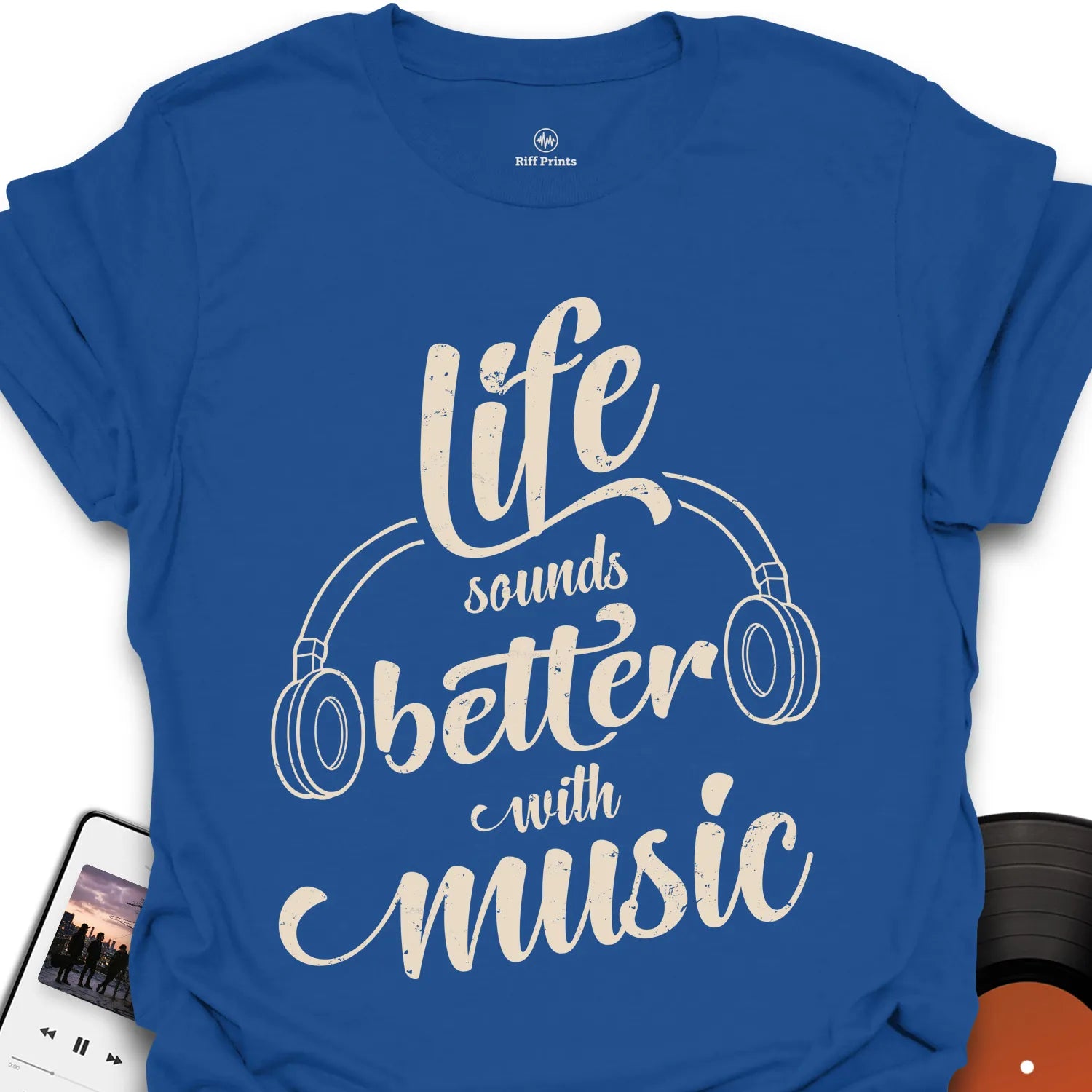 Life Sounds Better With Music T-Shirt