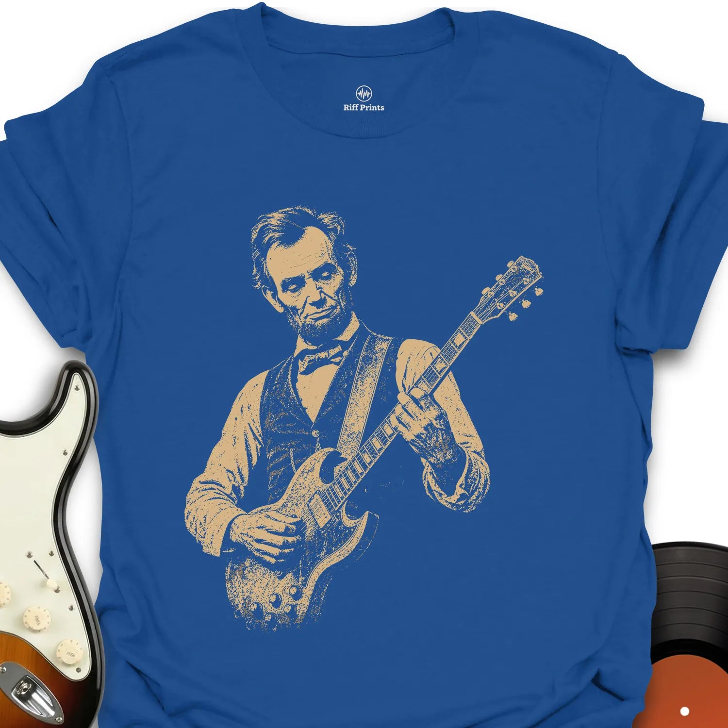 Lincoln Rocks - Music T-Shirt