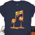 Melting Note Music T-Shirt