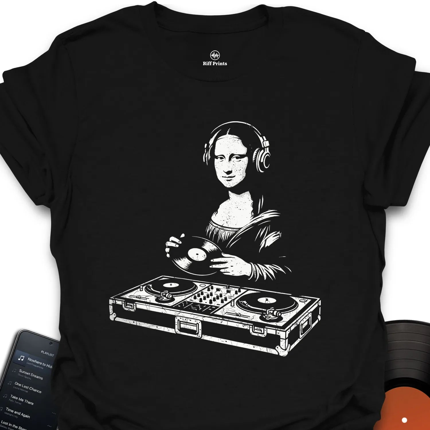 Mona Lisa DJ Music T-Shirt