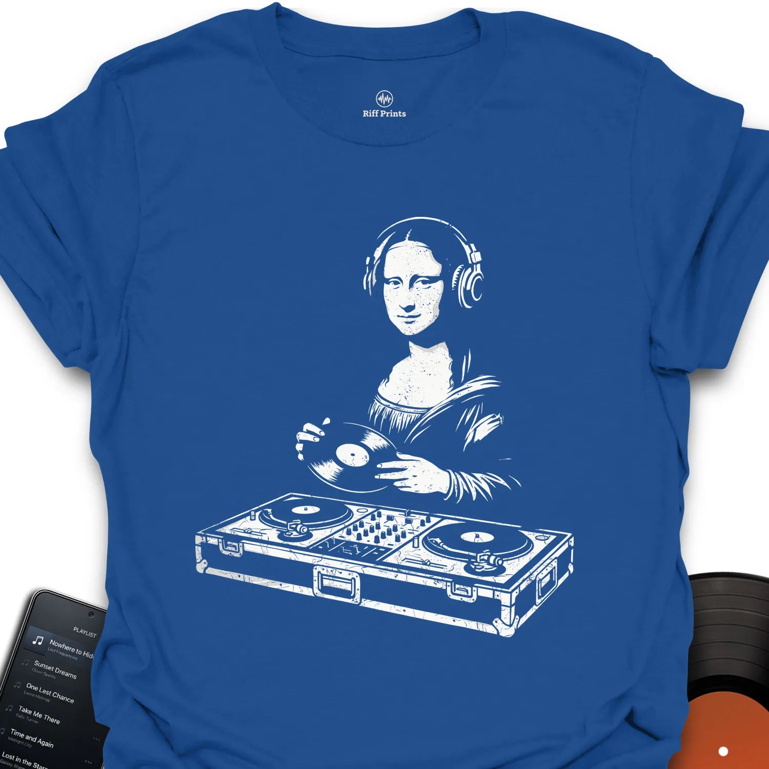 Mona Lisa DJ Music T-Shirt
