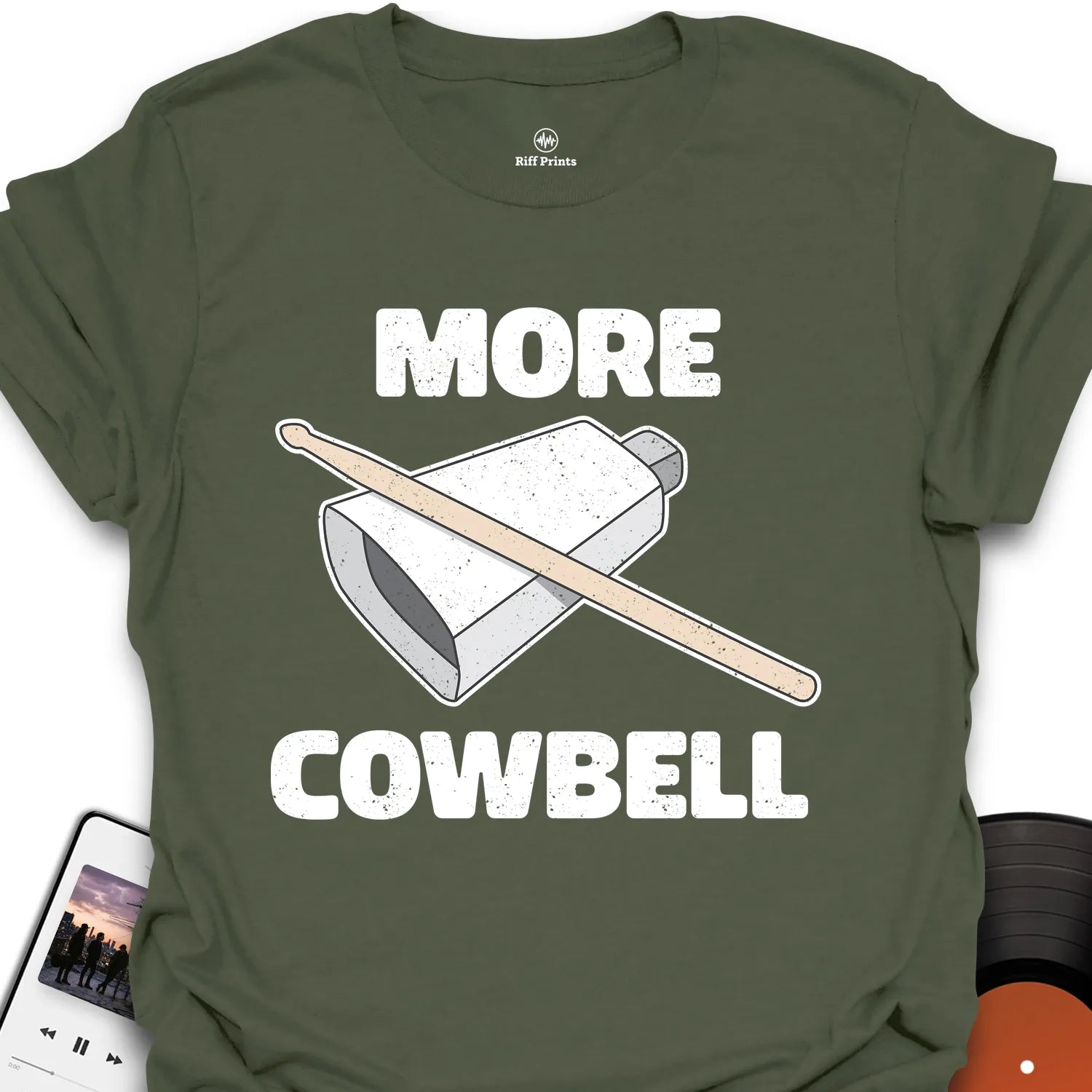 More Cowbell Music T-Shirt