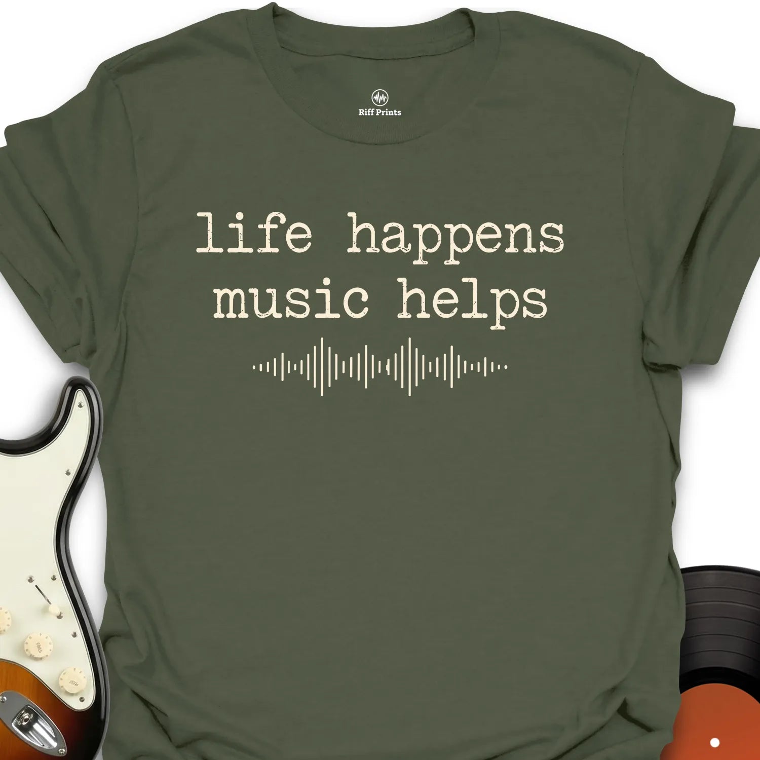 Life Happens Music T-Shirt