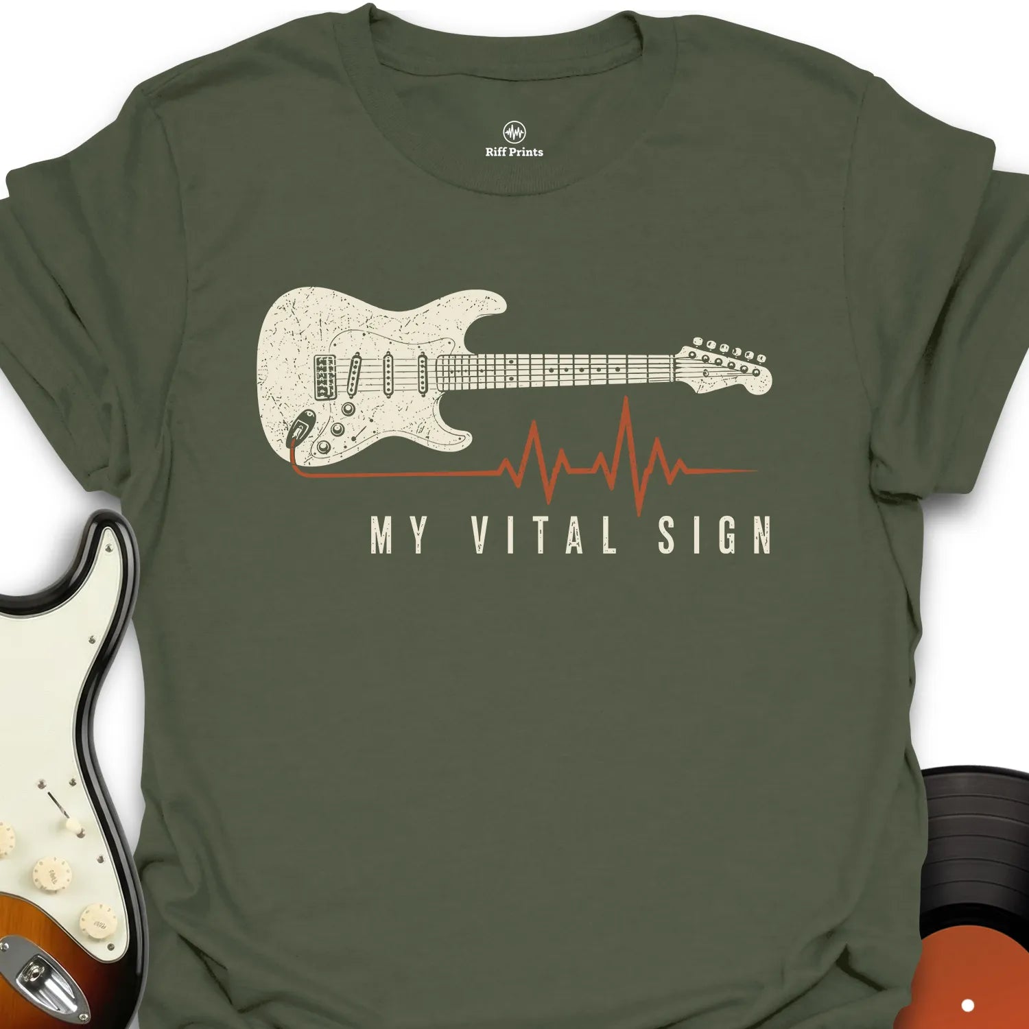 My Vital Sign Guitar T-Shirt