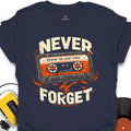 Never Forget Cassette Music T-Shirt