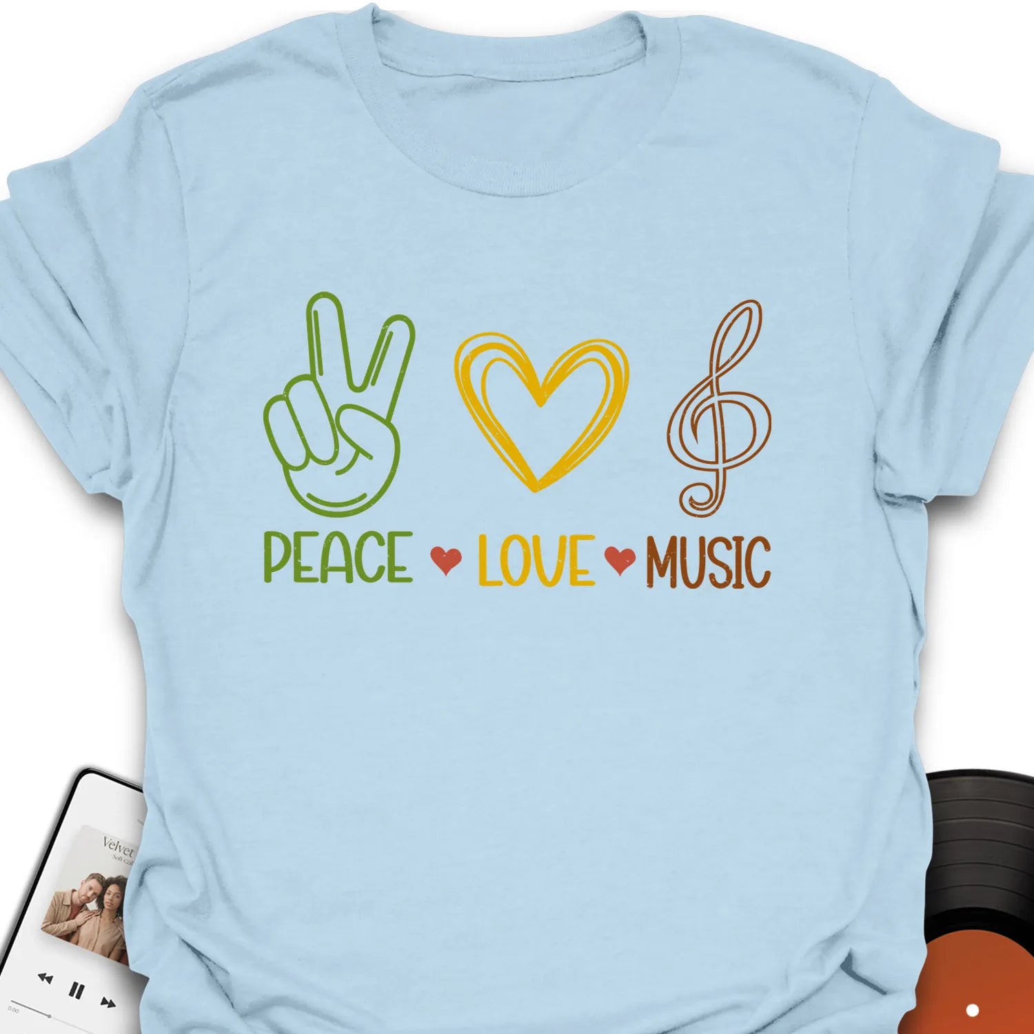 Peace Love Music T-Shirt