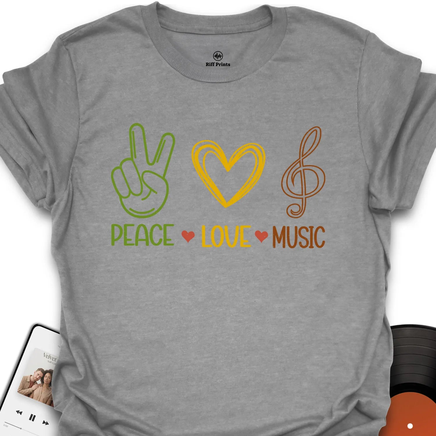 Peace Love Music T-Shirt