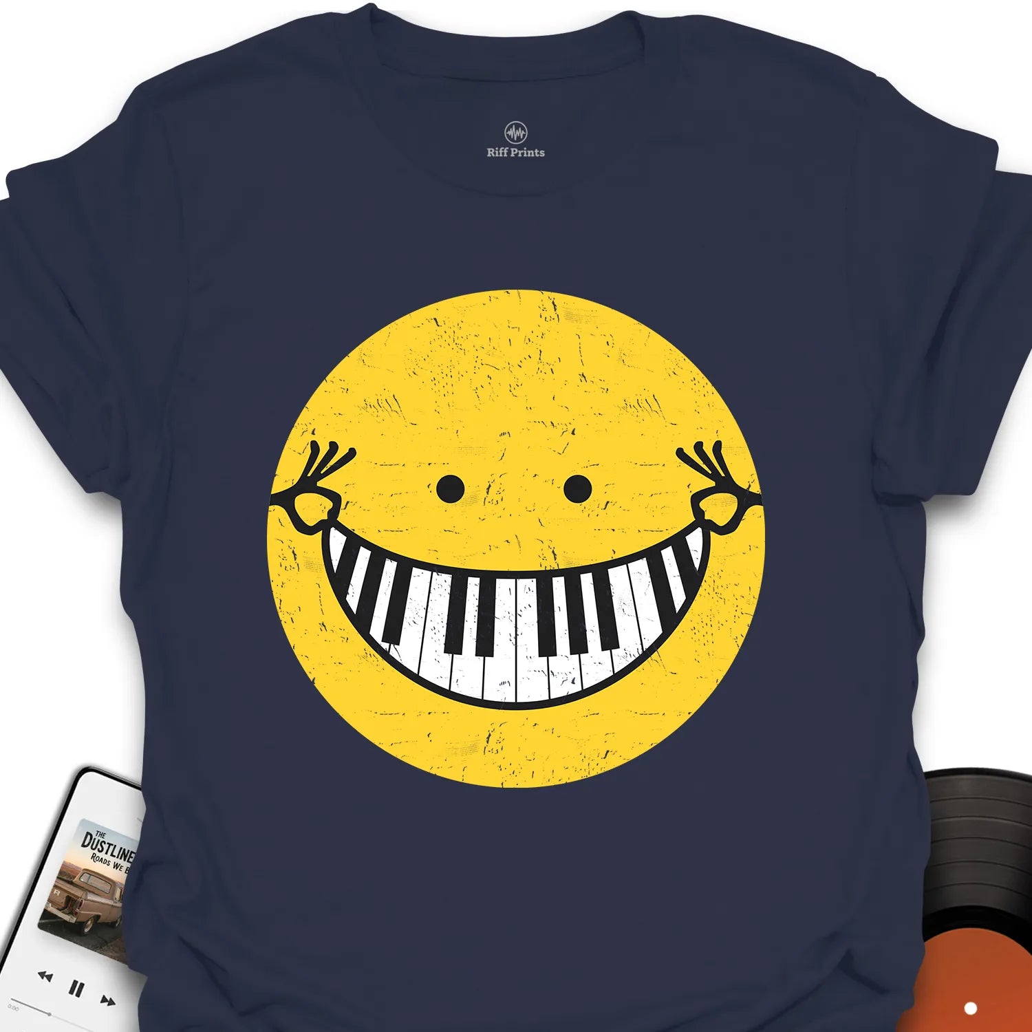 Piano Smiley T-Shirt