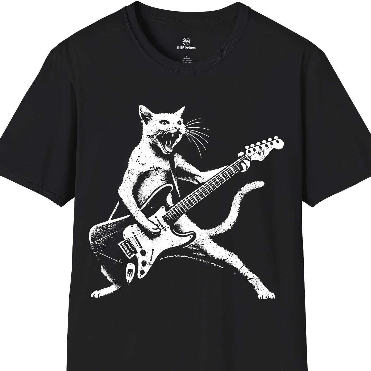 Punk Cat on Electric Guitar