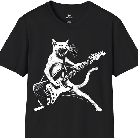 Punk Cat on Electric Guitar