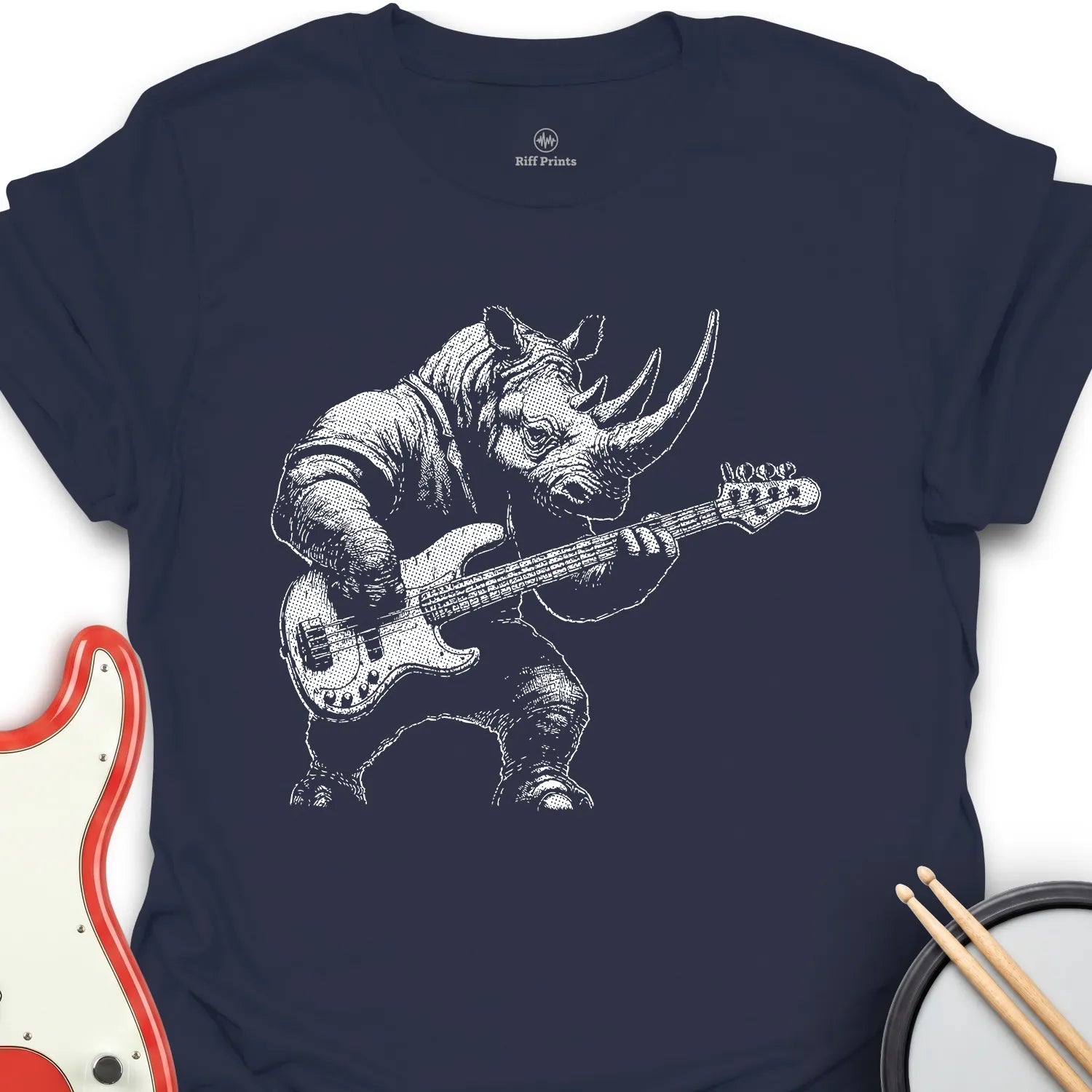 Rhino Bass Music T-Shirt