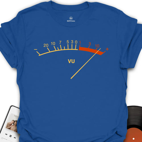 Simple VU Meter Music Music T-Shirt