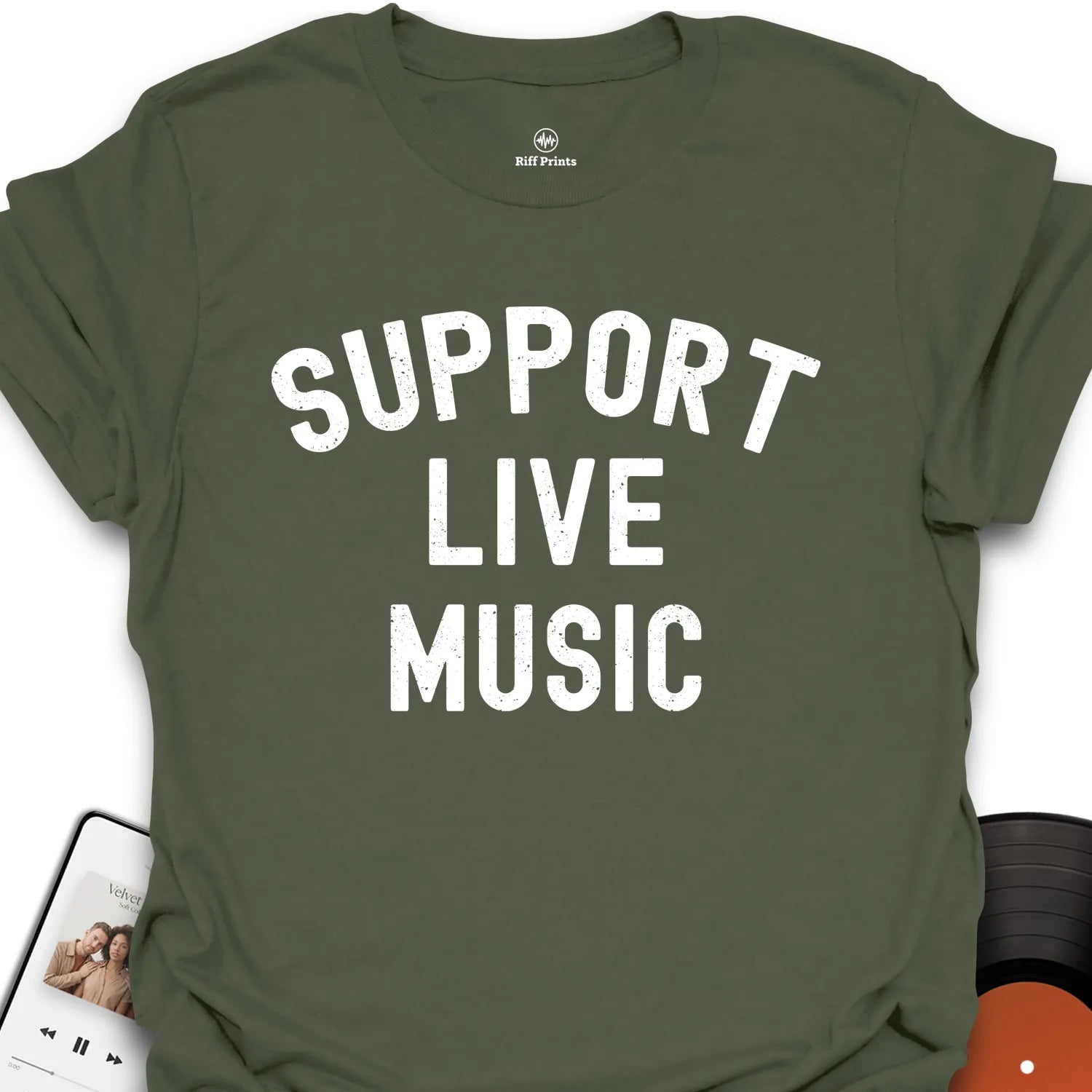 Support Live Music T-Shirt