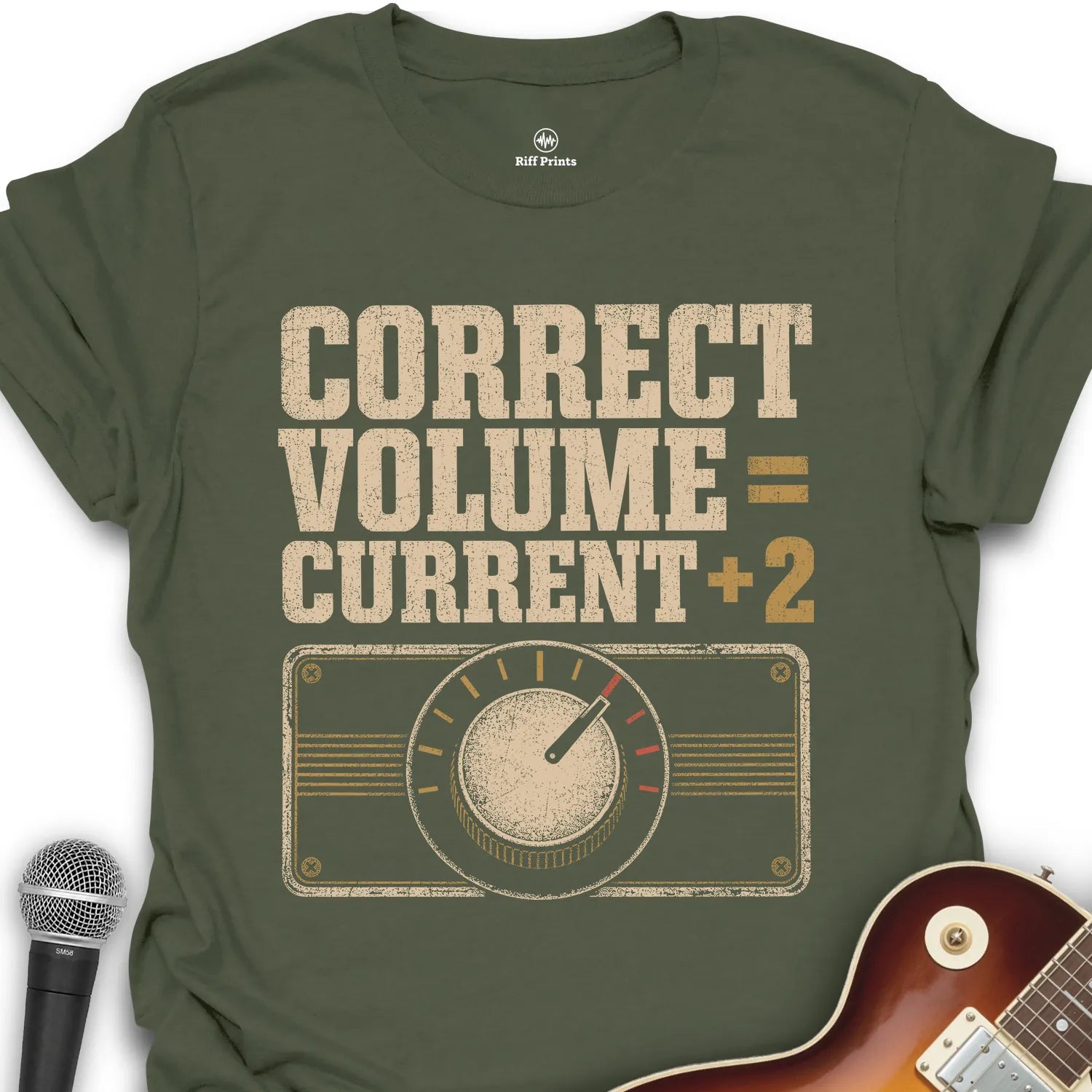 The Correct Volume is Music T-Shirt