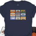 Old Cassette Tapes Music T-Shirt