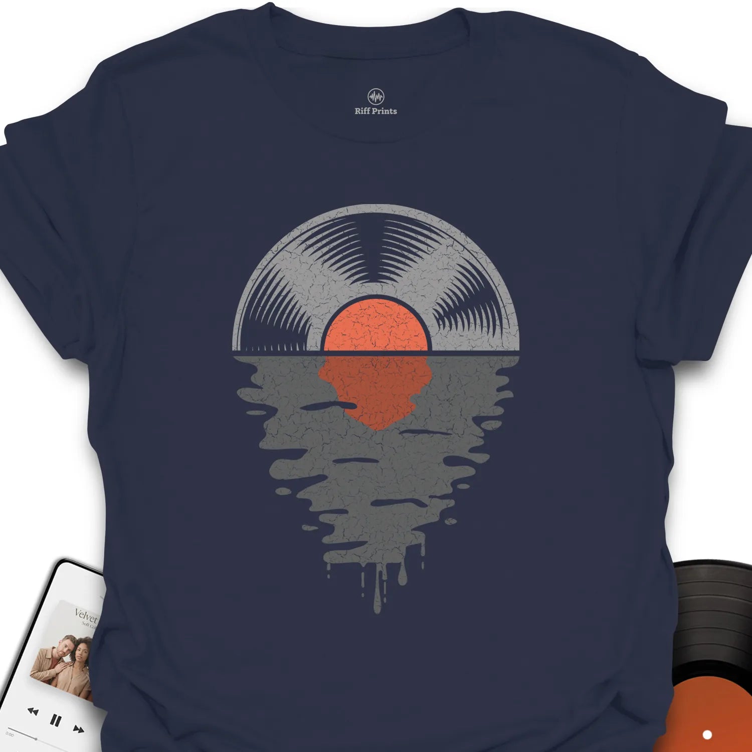 Vinyl Record Sunset T-Shirt