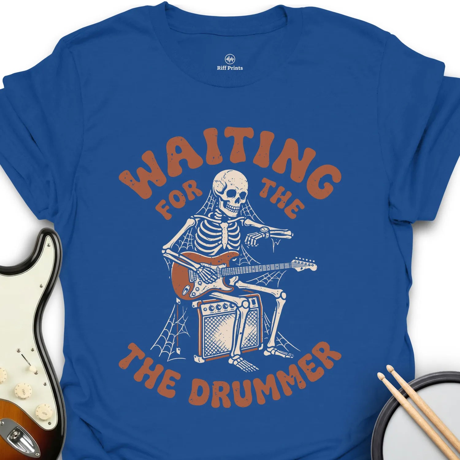 Waiting For The Drummer Music T-Shirt