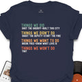What We Did Music T-Shirt